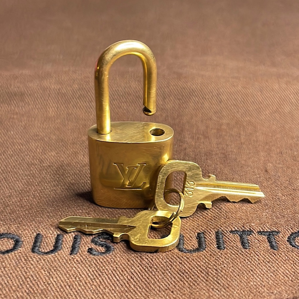 Authentic Louis Vuitton Lock and Key